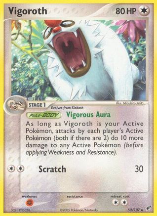 [PKM] Vigoroth (50/107) (Stamped) [EX: Deoxys]