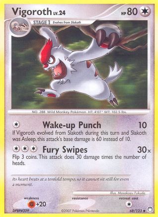 [PKM] Vigoroth (68/123) [Diamond & Pearl: Mysterious Treasures]
