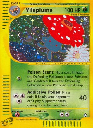 [PKM] Vileplume (H31/H32) [Aquapolis]