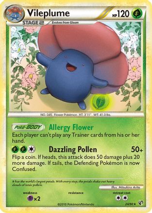 [PKM] Vileplume (24/90) [HeartGold & SoulSilver: Undaunted]
