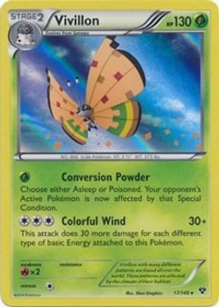 [PKM] Vivillon (17/146) (High Plains Form/Orange Wings) [XY: Base Set]
