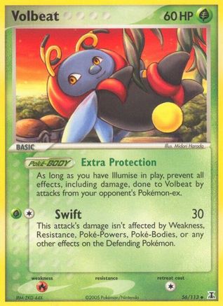 [PKM] Volbeat (56/113) (Stamped) [EX: Delta Species]