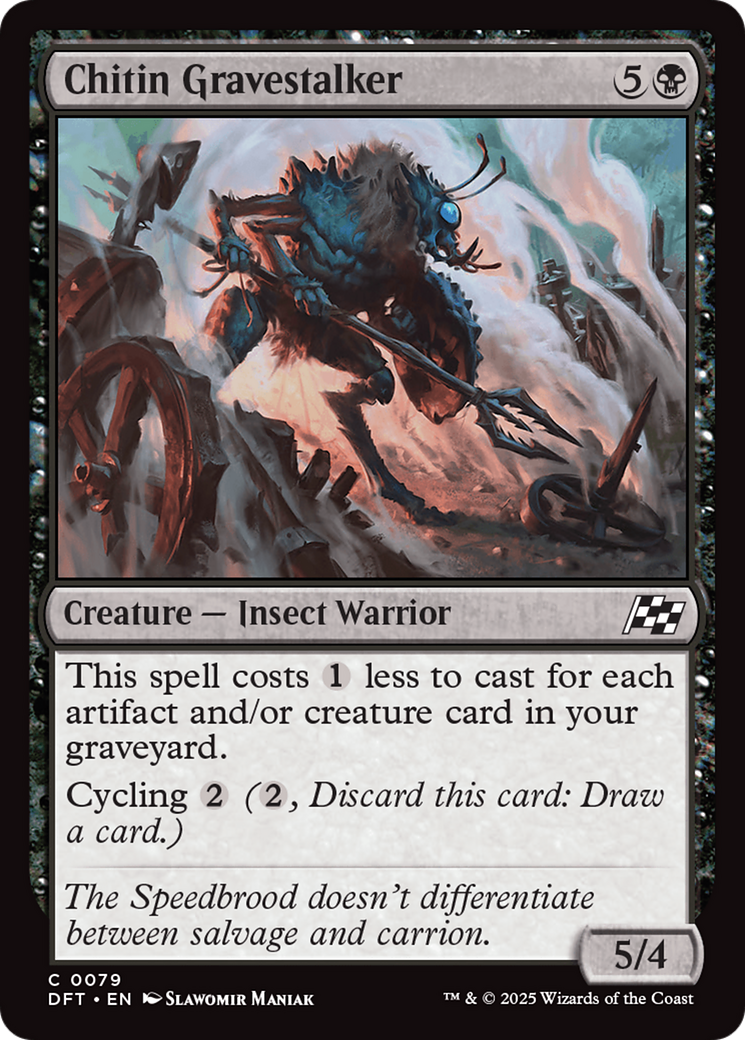 {@C} Chitin Gravestalker [Aetherdrift][DFT 079]