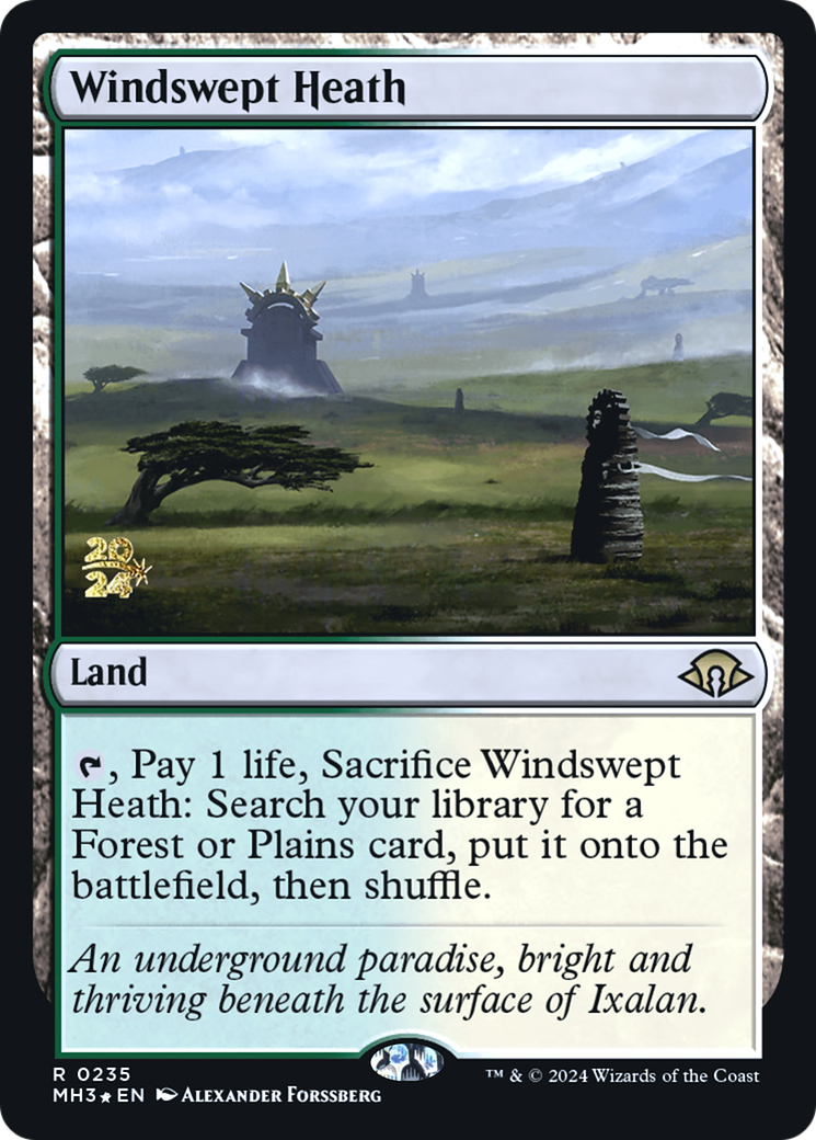 {R} Windswept Heath [Modern Horizons 3 Prerelese Promos][PR PMH3 235] - Misty Mountain Games