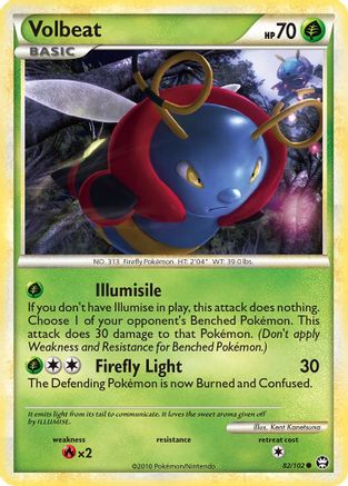 [PKM-C] Volbeat (82/102) [HeartGold & SoulSilver: Triumphant]