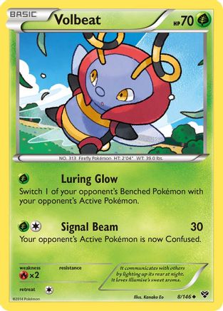 [PKM] Volbeat (8/146) [XY: Base Set]