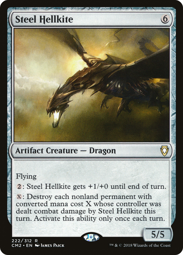 {R} Steel Hellkite [Commander Anthology Volume II][CM2 222]