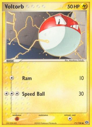 [PKM-C] Voltorb (71/106) (Stamped) [EX: Emerald]