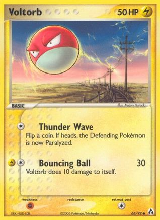 [PKM] Voltorb (68/92) (Stamped) [EX: Legend Maker]