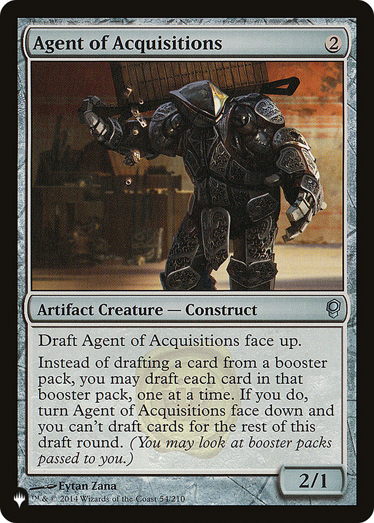 Agent of Acquisitions [LIST 54/210]