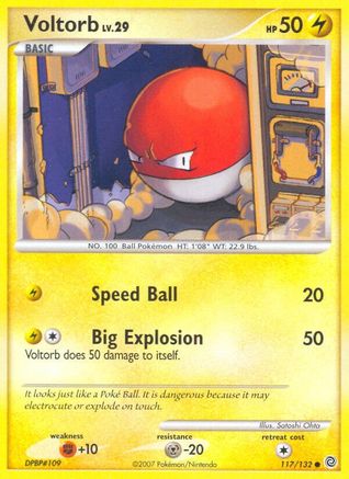[PKM] Voltorb (117/132) [Diamond & Pearl: Secret Wonders]