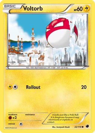 [PKM] Voltorb (32/116) [Black & White: Plasma Freeze]