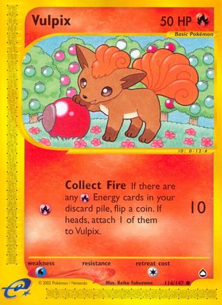 [PKM] Vulpix (116/147) [Aquapolis]