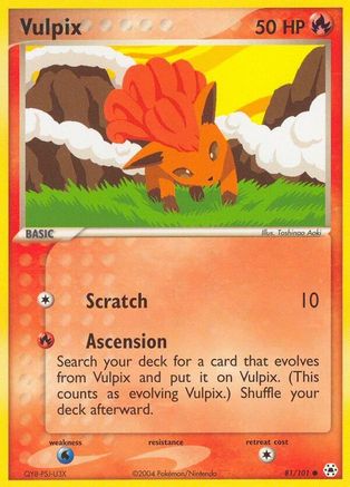 [PKM] Vulpix (81/101) [EX: Hidden Legends]