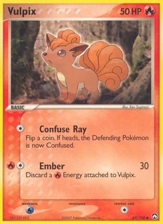 [PKM-C] Vulpix (69/108) (Stamped) [EX: Power Keepers]