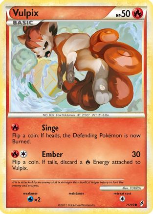 [PKM] Vulpix (75/95) [HeartGold & SoulSilver: Call of Legends]