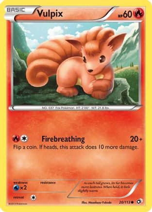 [PKM-C] Vulpix (20/113) [Black & White: Legendary Treasures]