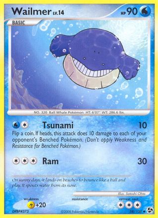 [PKM] Wailmer (58/106) [Diamond & Pearl: Great Encounters]