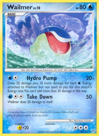 [PKM] Wailmer (87/147) [Platinum: Supreme Victors]