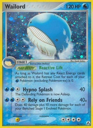 [PKM] Wailord (14/92) [EX: Legend Maker]
