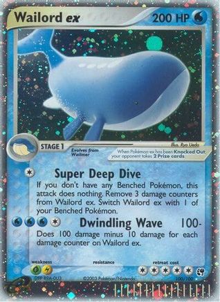 [PKM-R] Wailord ex (100/100) [EX: Sandstorm]