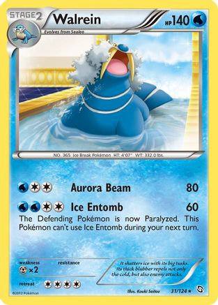 [PKM] Walrein (31/124) [Black & White: Dragons Exalted]