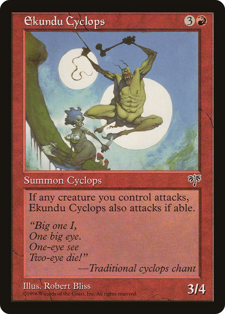 {C} Ekundu Cyclops [Mirage][MIR 171]