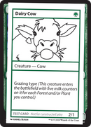 {C} Dairy Cow [Mystery Booster 2 Playtest Cards][MB2 PLAYTEST]