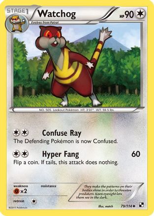 [PKM] Watchog (79/114) [Black & White: Base Set]