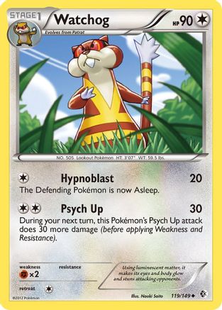 [PKM] Watchog (119/149) [Black & White: Boundaries Crossed]