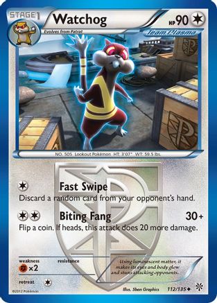 [PKM] Watchog (112/135) [Black & White: Plasma Storm]