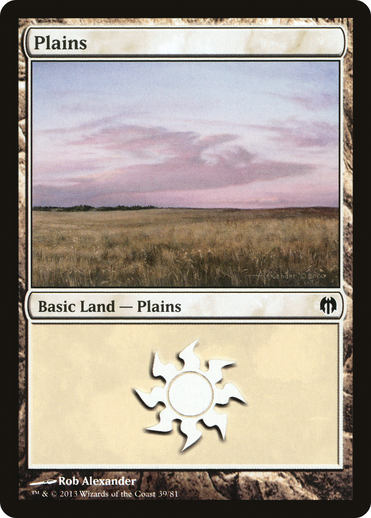 {B}[DDL 039] Plains (39) [Duel Decks: Heroes vs. Monsters]