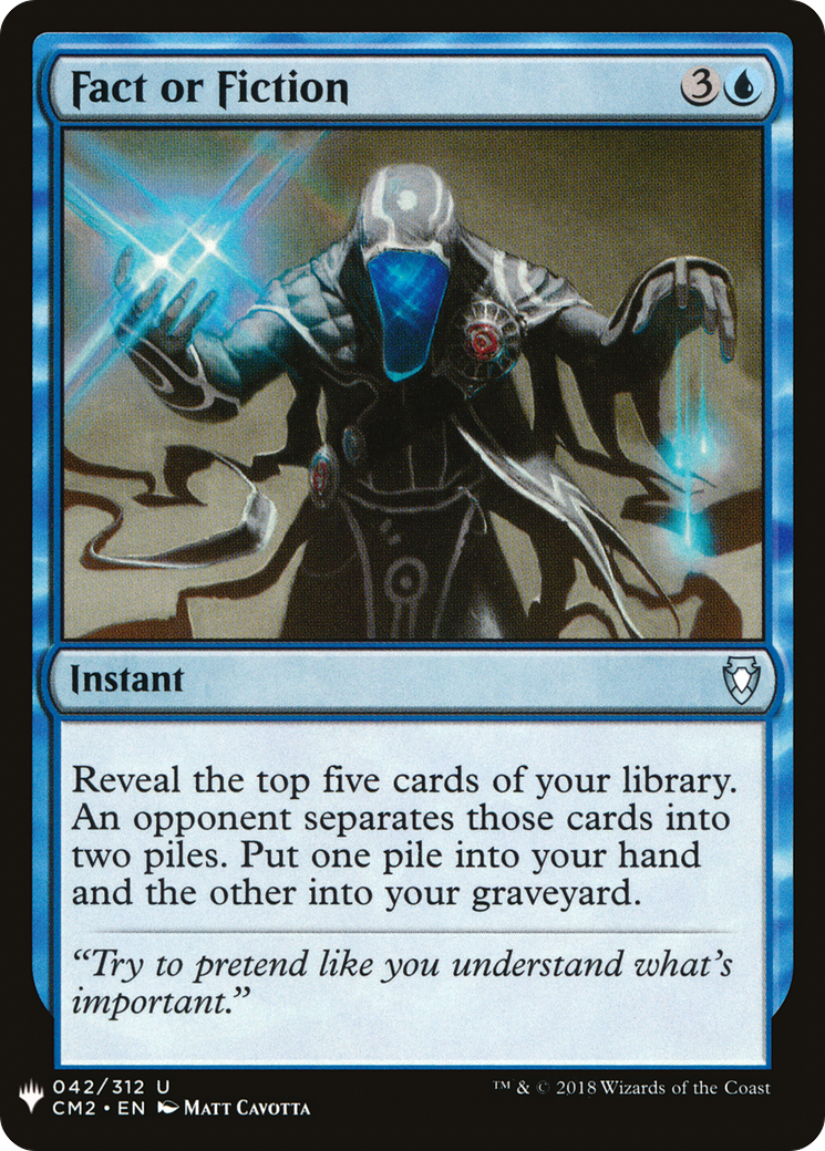 {C} Fact or Fiction [Mystery Booster][LS CM2 042]