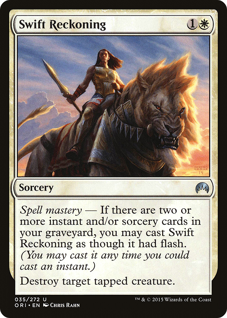 {C} Swift Reckoning [Magic Origins][ORI 035]