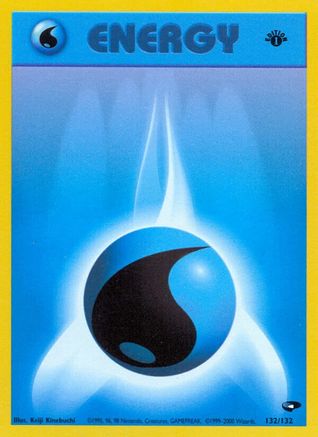 [PKM BE] Water Energy (132/132) [Gym Challenge 1st Edition]