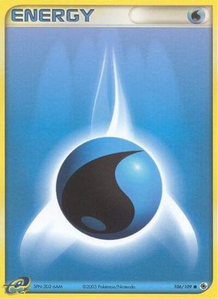 [PKM BE] Water Energy (106/109) [EX: Ruby & Sapphire]
