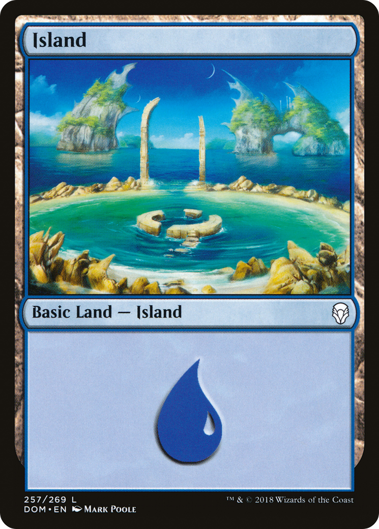 {B}[DOM 257] Island (257) [Dominaria]