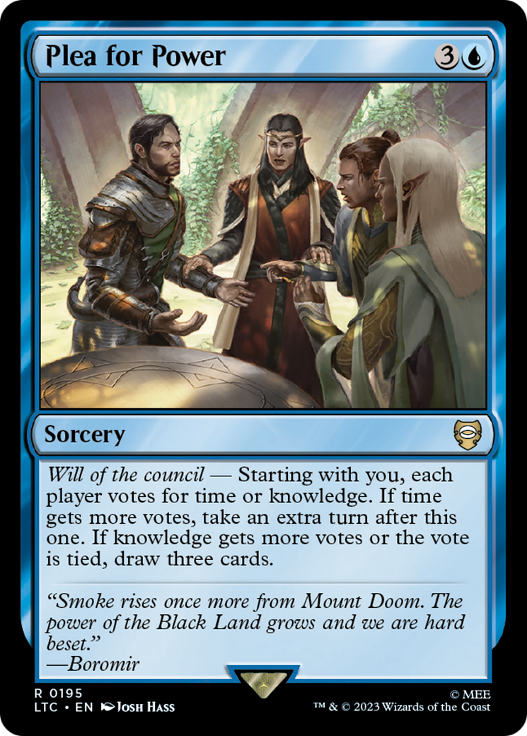 {R} Plea for Power [The Lord of the Rings: Tales of Middle-Earth Commander][LTC 195]