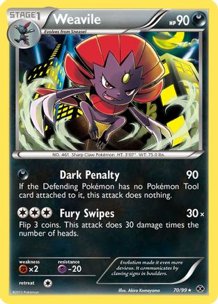[PKM] Weavile (70/99) [Black & White: Next Destinies]