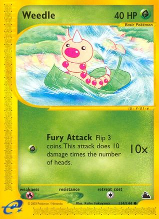 [PKM] Weedle (114/144) [Skyridge]