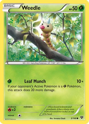 [PKM-C] Weedle (3/146) [XY: Base Set]
