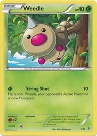 [PKM] Weedle (1/39) [XY: Kalos Starter Set]