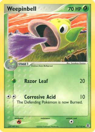 [PKM] Weepinbell (51/112) [EX: FireRed & LeafGreen]