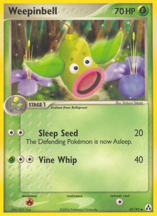 [PKM-C] Weepinbell (47/92) (Stamped) [EX: Legend Maker]