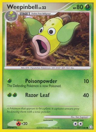 [PKM] Weepinbell (127/146) [Diamond & Pearl: Legends Awakened]