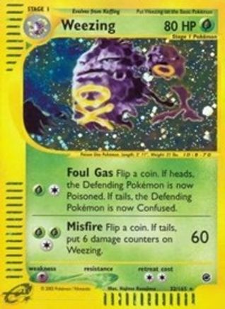 [PKM-R] Weezing (32/165) [Expedition: Base Set]