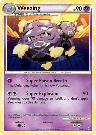 [PKM] Weezing (38/95) [HeartGold & SoulSilver: Call of Legends]