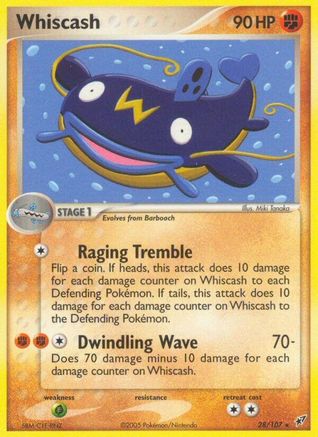 [PKM] Whiscash (28/107) (Stamped) [EX: Deoxys]