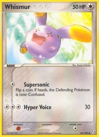 [PKM-C] Whismur (69/100) (Stamped) [EX: Crystal Guardians]