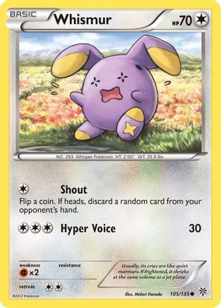 [PKM] Whismur (105/135) [Black & White: Plasma Storm]